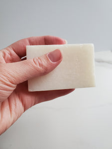 All natural 2-in-1 solid shampoo + soap bar
