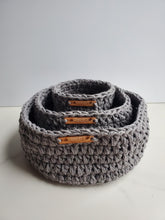 Load image into Gallery viewer, Cotton storage basket