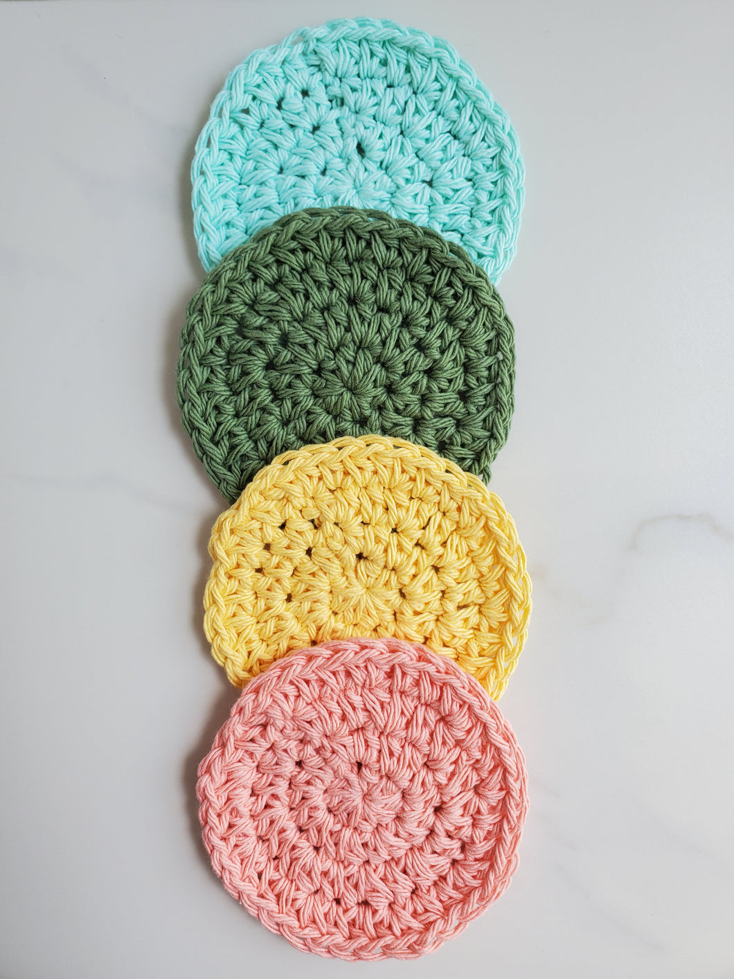 Rainbow set of makeup remover pads