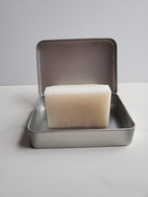 Load image into Gallery viewer, Organic soap+shampoo bar w/ carrying tin