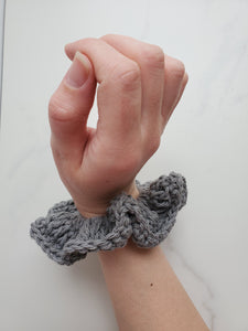 Compostable cotton scrunchie