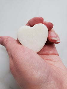 Sample heart solid bar shampoo+soap 2-in-1 travel size