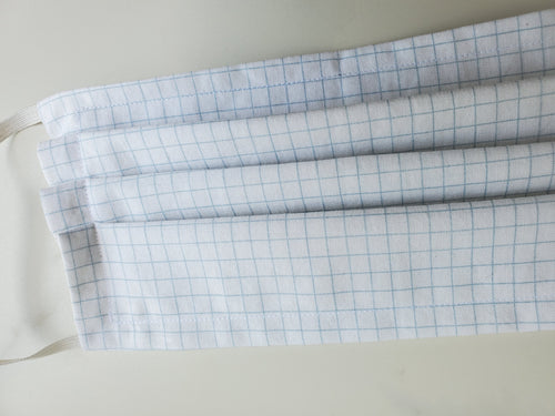Cotton face mask with filter pocket