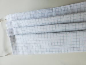 Cotton face mask with filter pocket