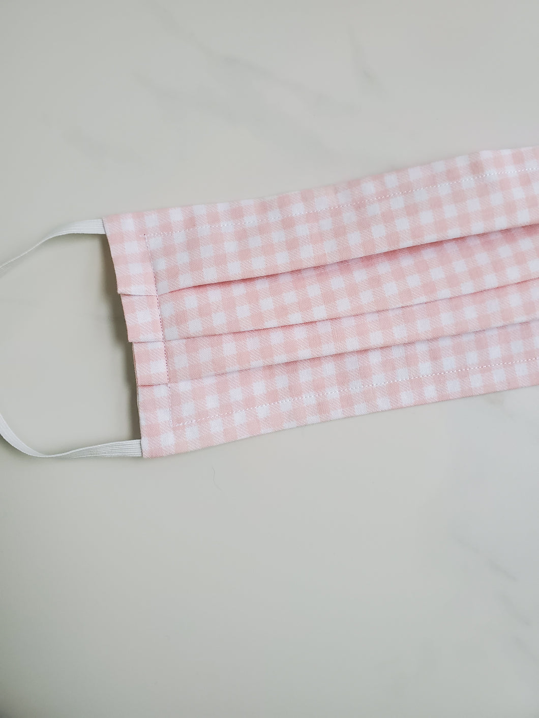 Cotton face mask with filter pocket