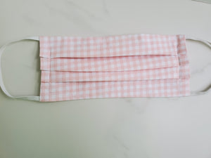 Cotton face mask with filter pocket