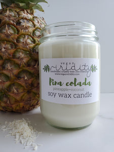 16 oz summer scented soy wax candle