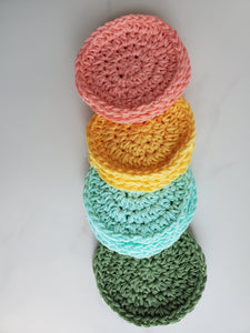Rainbow set of makeup remover pads