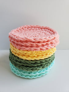 Rainbow set of makeup remover pads
