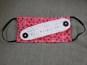Crochet ear saver for face masks