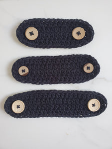 Crochet ear saver for face masks