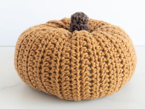 Crochet cotton pumpkin