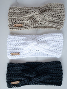Cotton twist ear warmer