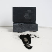 Load image into Gallery viewer, Charcoal tea tree solid bar shampoo+soap