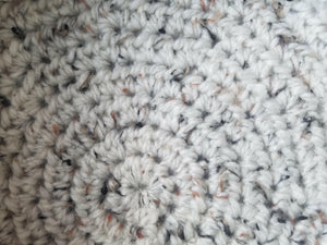 Crochet storage basket