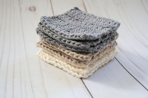 Reusable cotton makeup remover squares