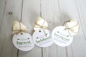 Sample heart solid bar shampoo+soap 2-in-1 travel size