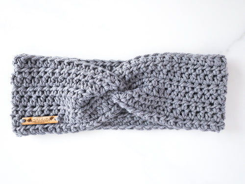 Cotton twist ear warmer