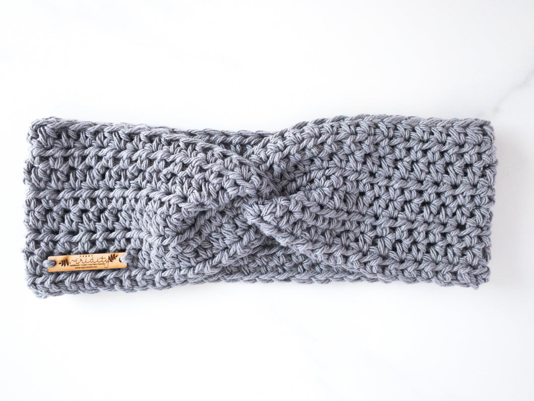 Cotton twist ear warmer